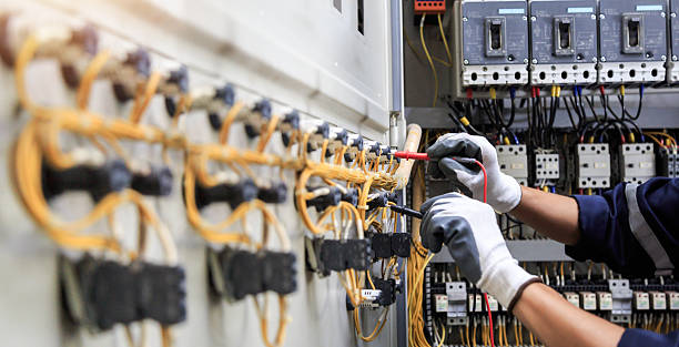Professional Electrician technician working in Fremont, IN